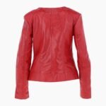 Womens Leather Jacket Red Cordova