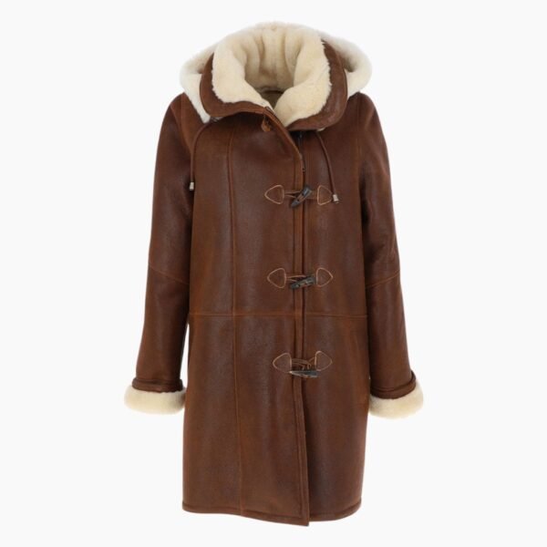 Women's Sheepskin Coat Tan
