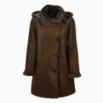 Women's Sheepskin Coat Tobacco