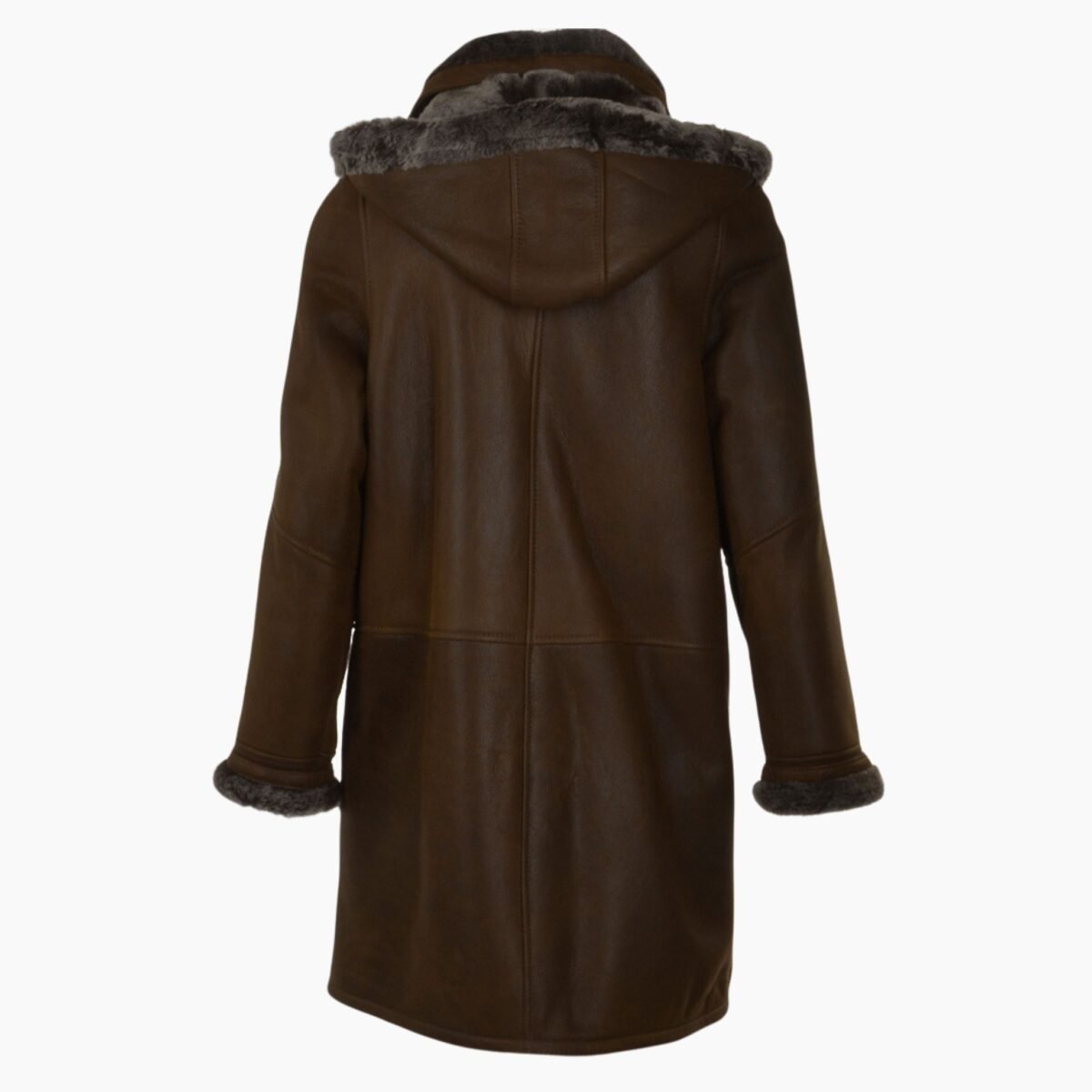Women's Sheepskin Coat Tobacco