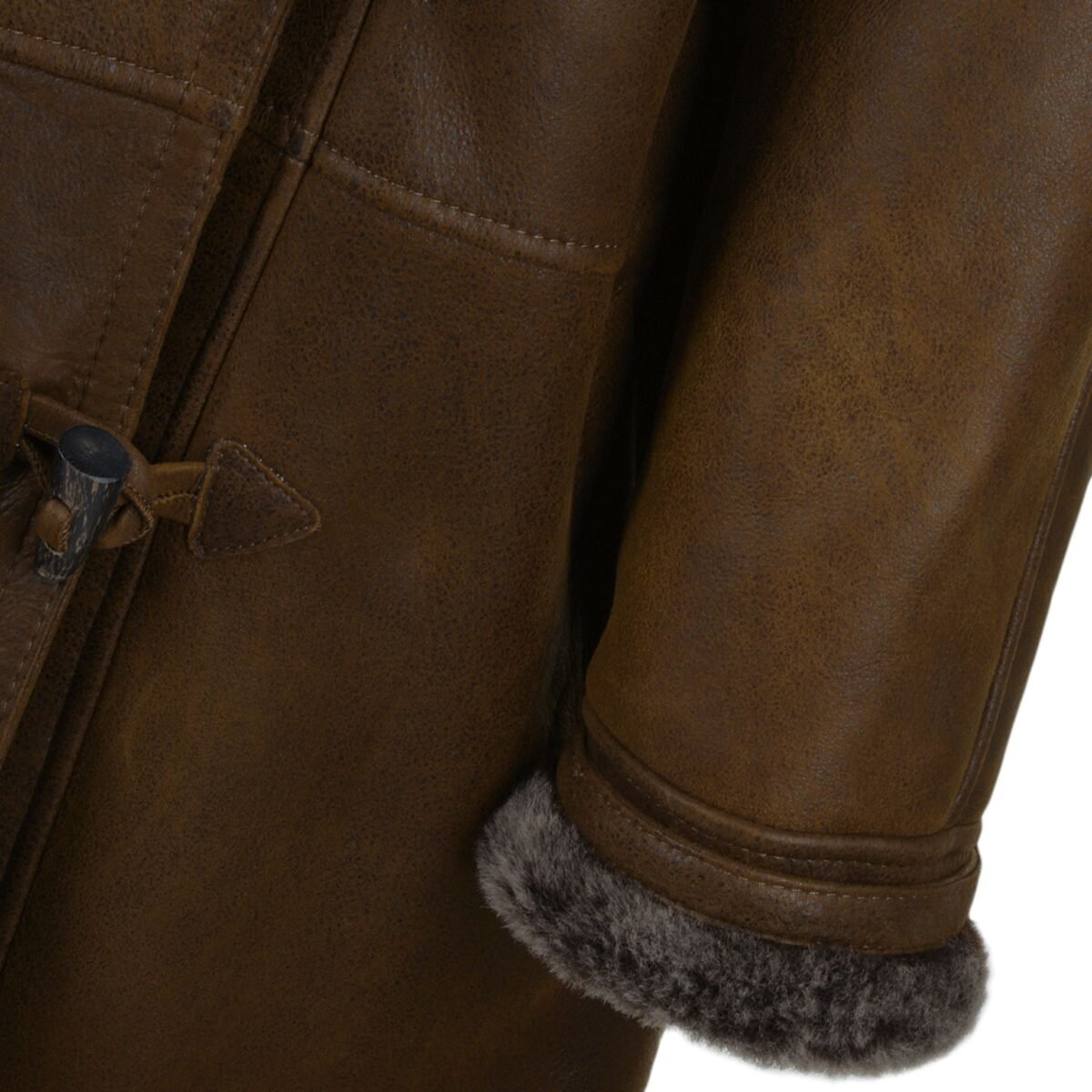 Women's Sheepskin Coat Tobacco