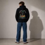 Another Fine Day Front and Back Black Hoodie