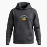 Another Fine Day Front and Back Charcoal Hoodie
